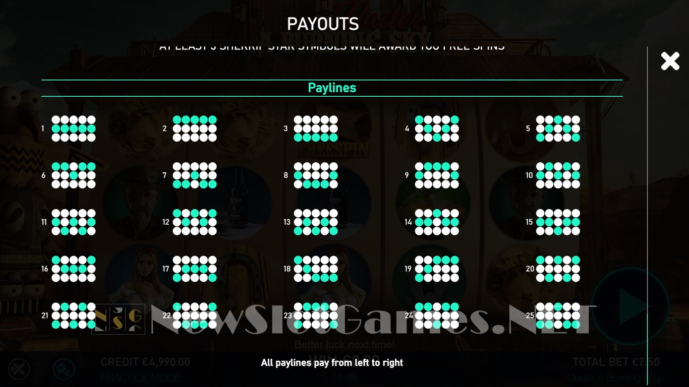 Under a Burning Sky Slot Slot Image in Demo - pic. 6