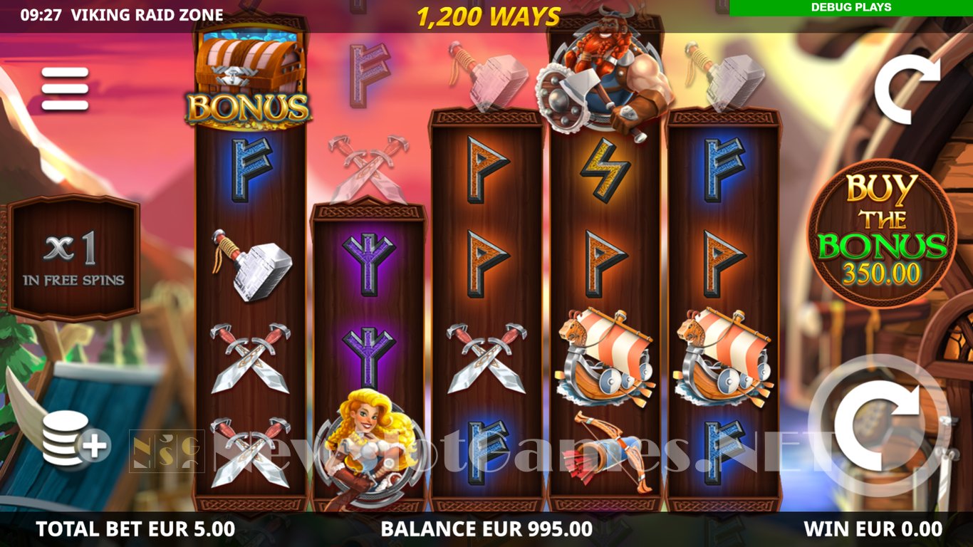 Viking Raid Zone Slot Demo Image