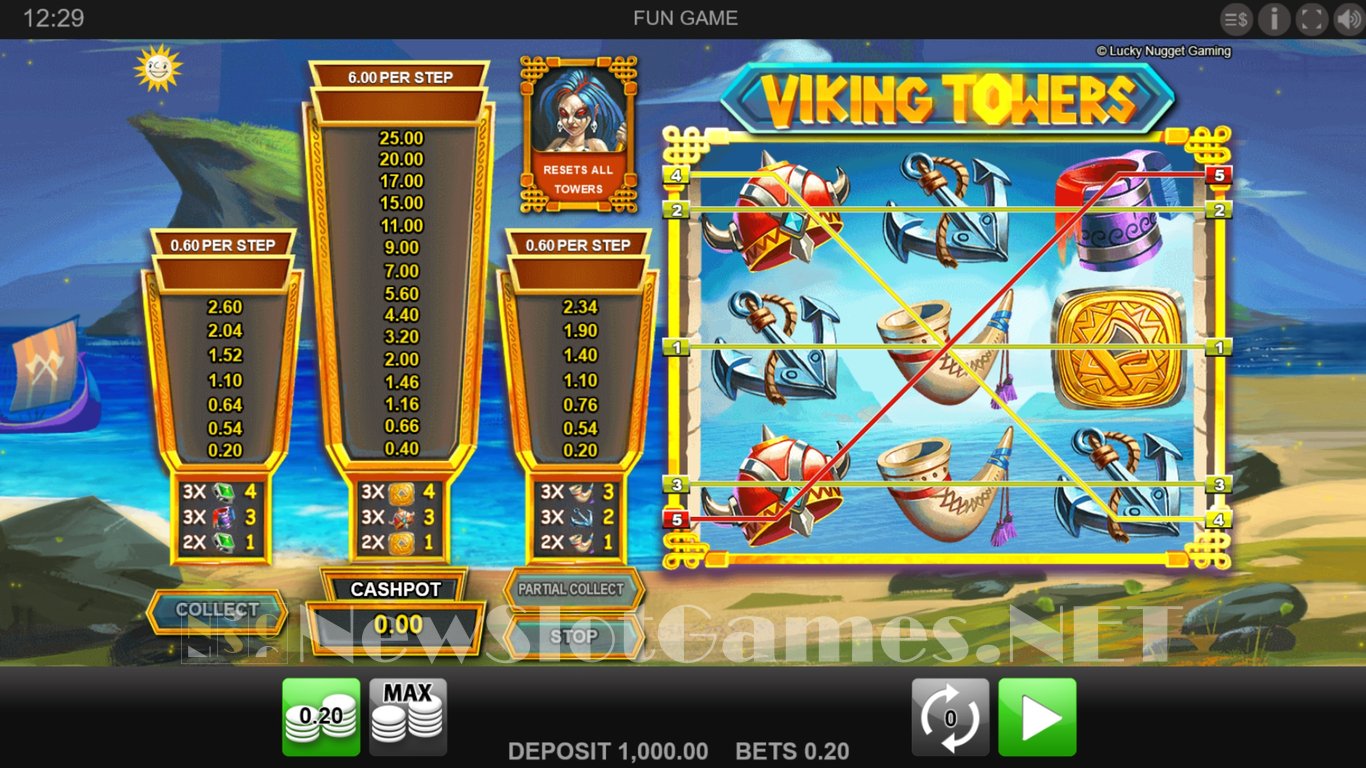 Viking Towers Slot Demo Image