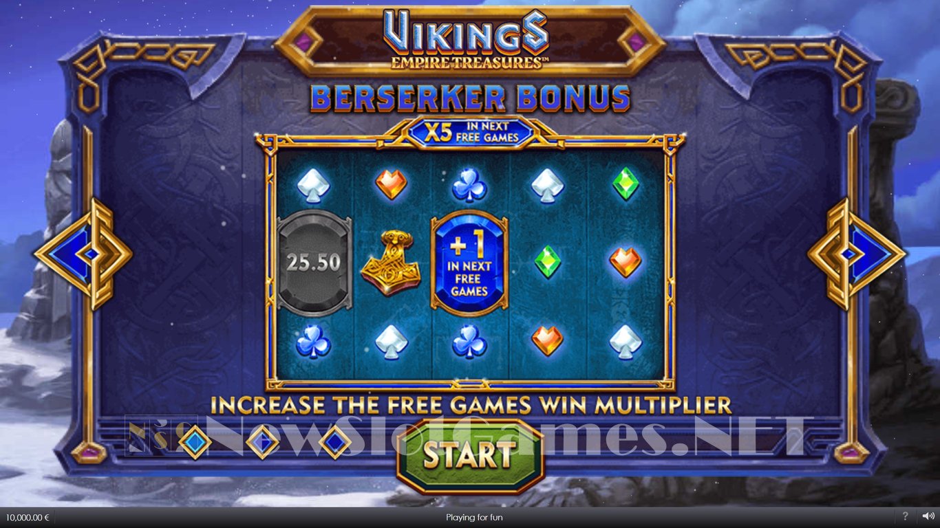 Vikings Empire Treasures Slot Demo Image