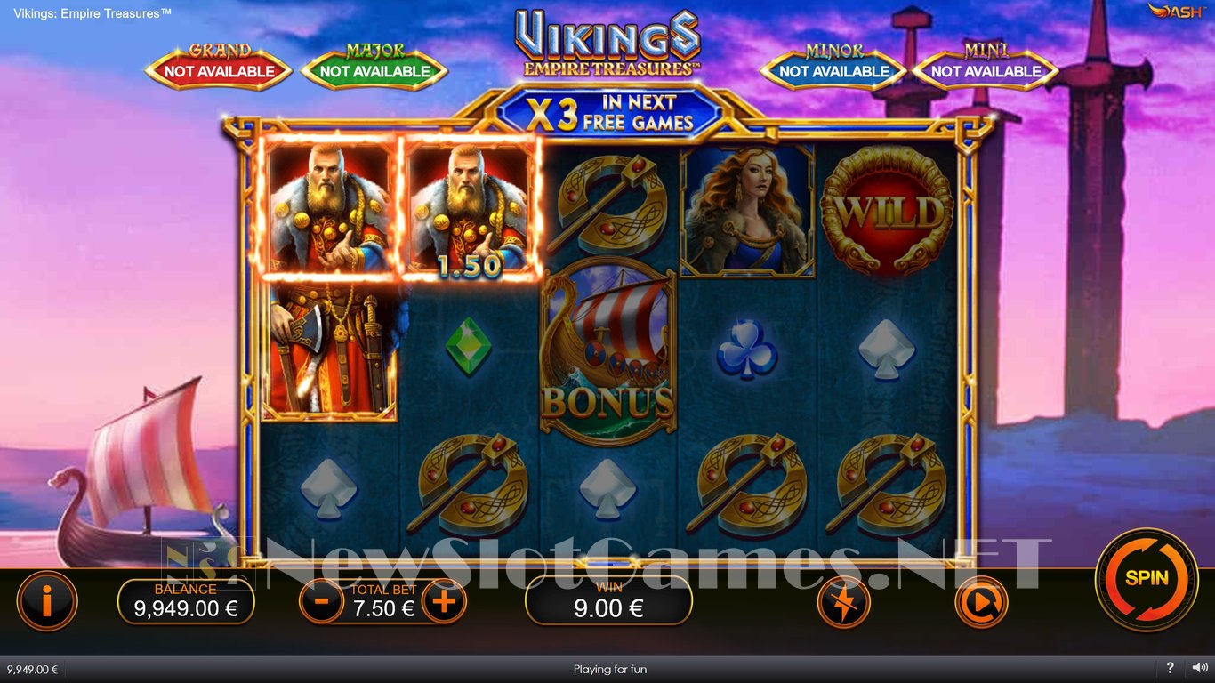 Vikings Empire Treasures Slot Slot Image in Demo - pic. 10