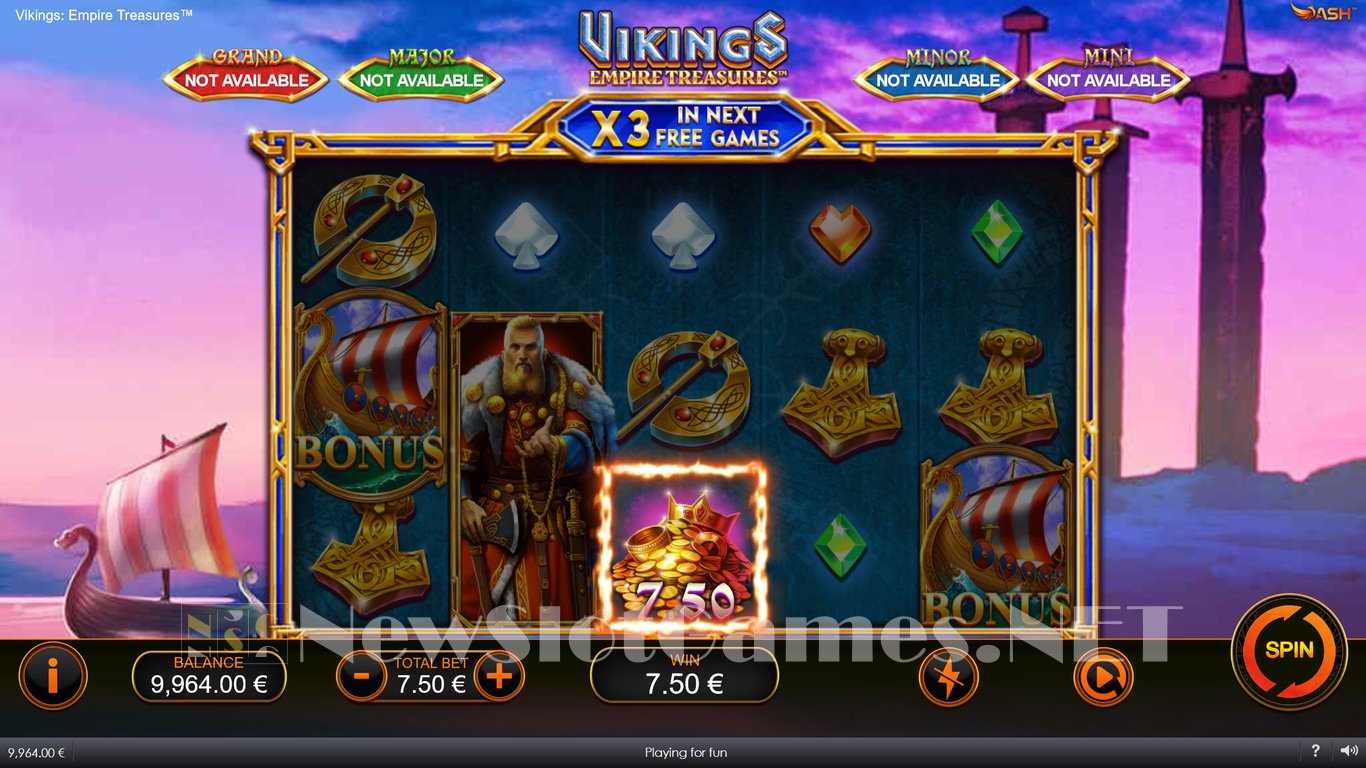 Vikings Empire Treasures Slot Slot Image in Demo - pic. 8