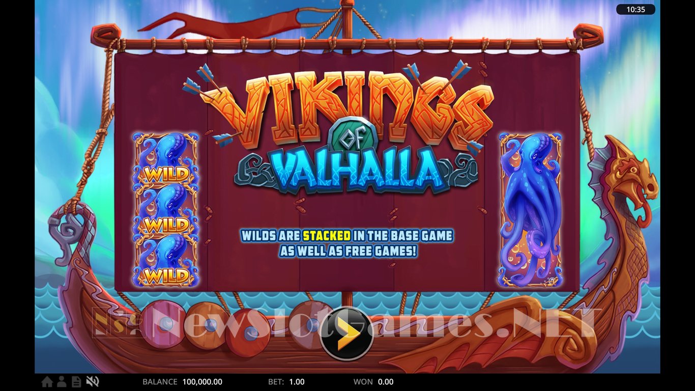 Vikings of Valhalla Slot Demo Image