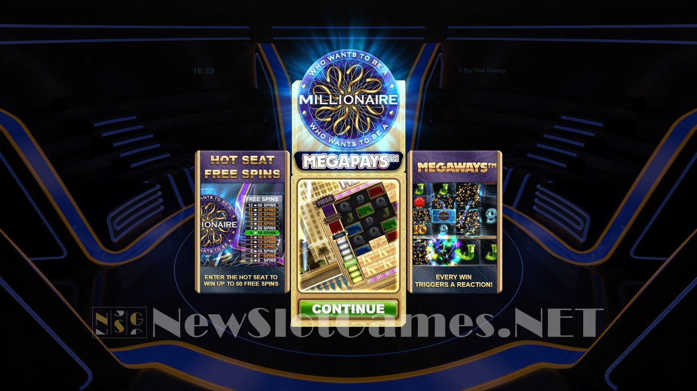 Who Wants To Be A Millionaire Megapays Slot Demo Image