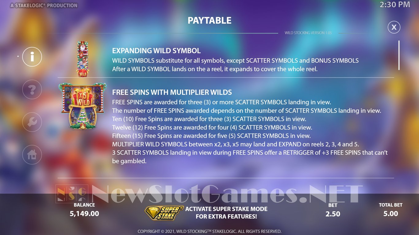 Wild Stocking Slot Slot Image in Demo - pic. 10