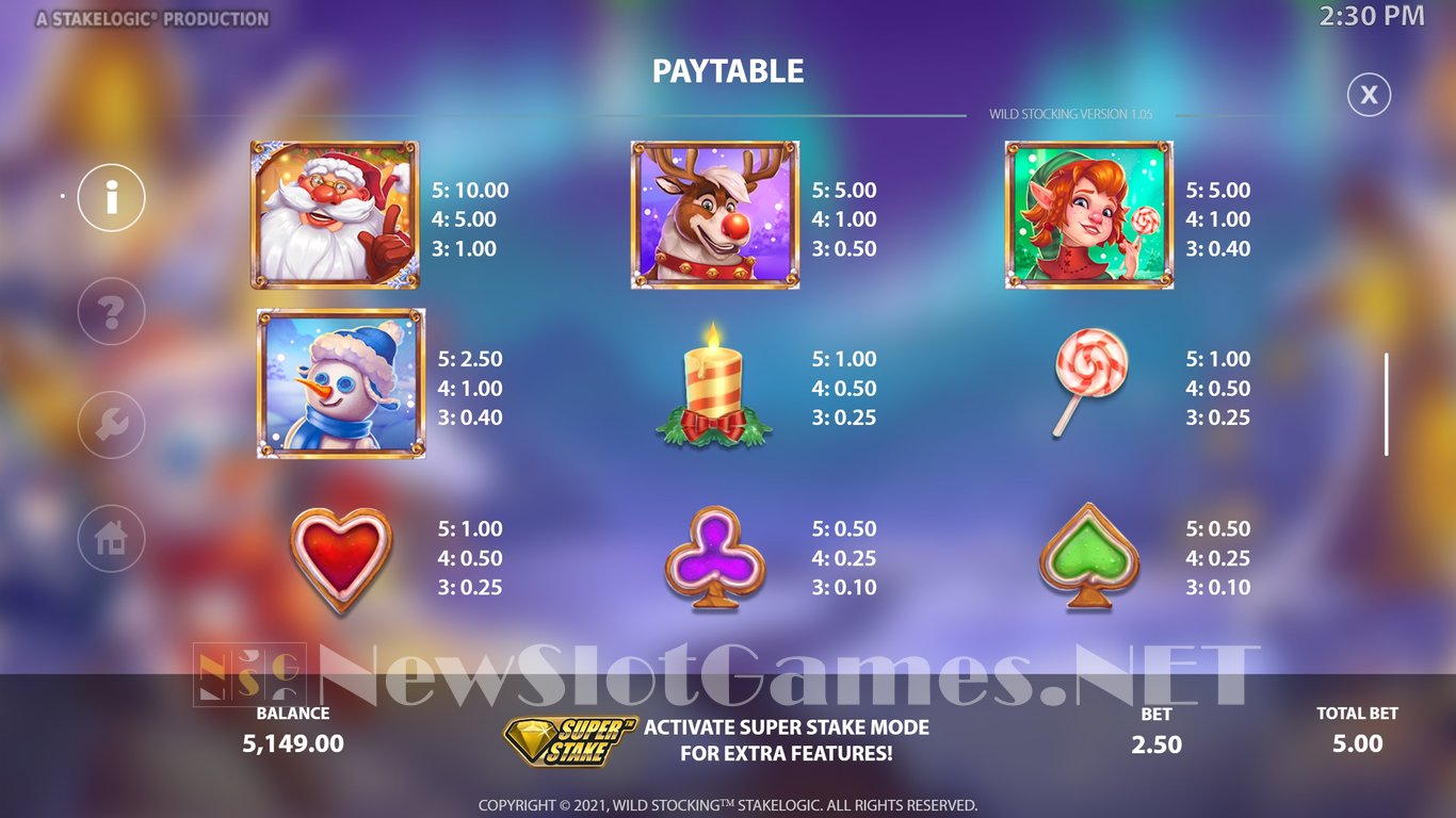 Wild Stocking Slot Slot Image in Demo - pic. 12