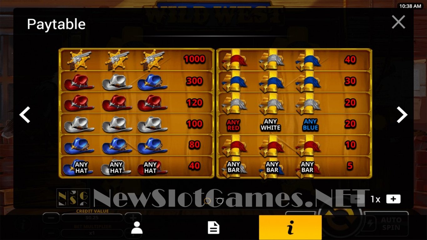 Wild West Slot Slot Image in Demo - pic. 2