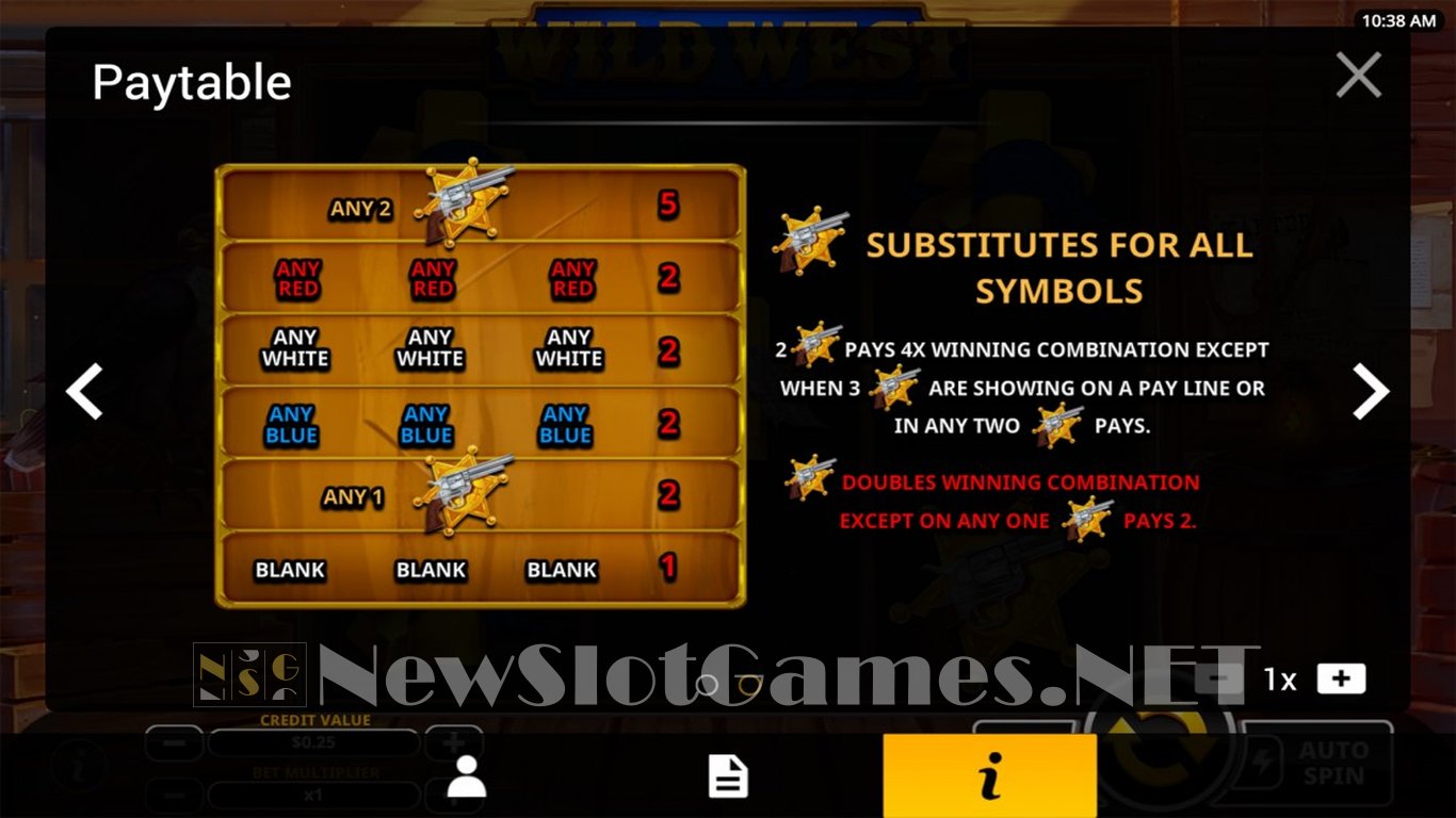Wild West Slot Slot Image in Demo - pic. 5