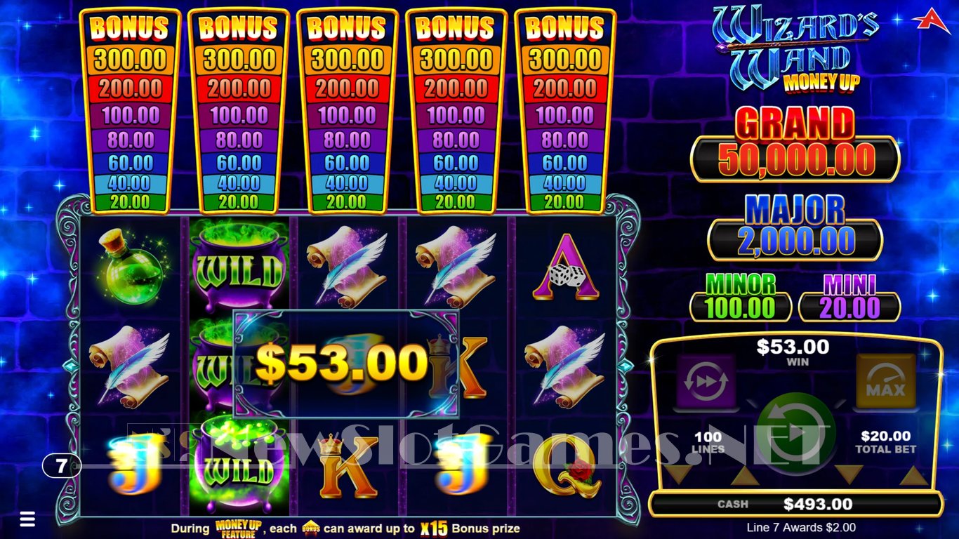 Wizards Wand Money Up Slot Slot Image in Demo - pic. 2