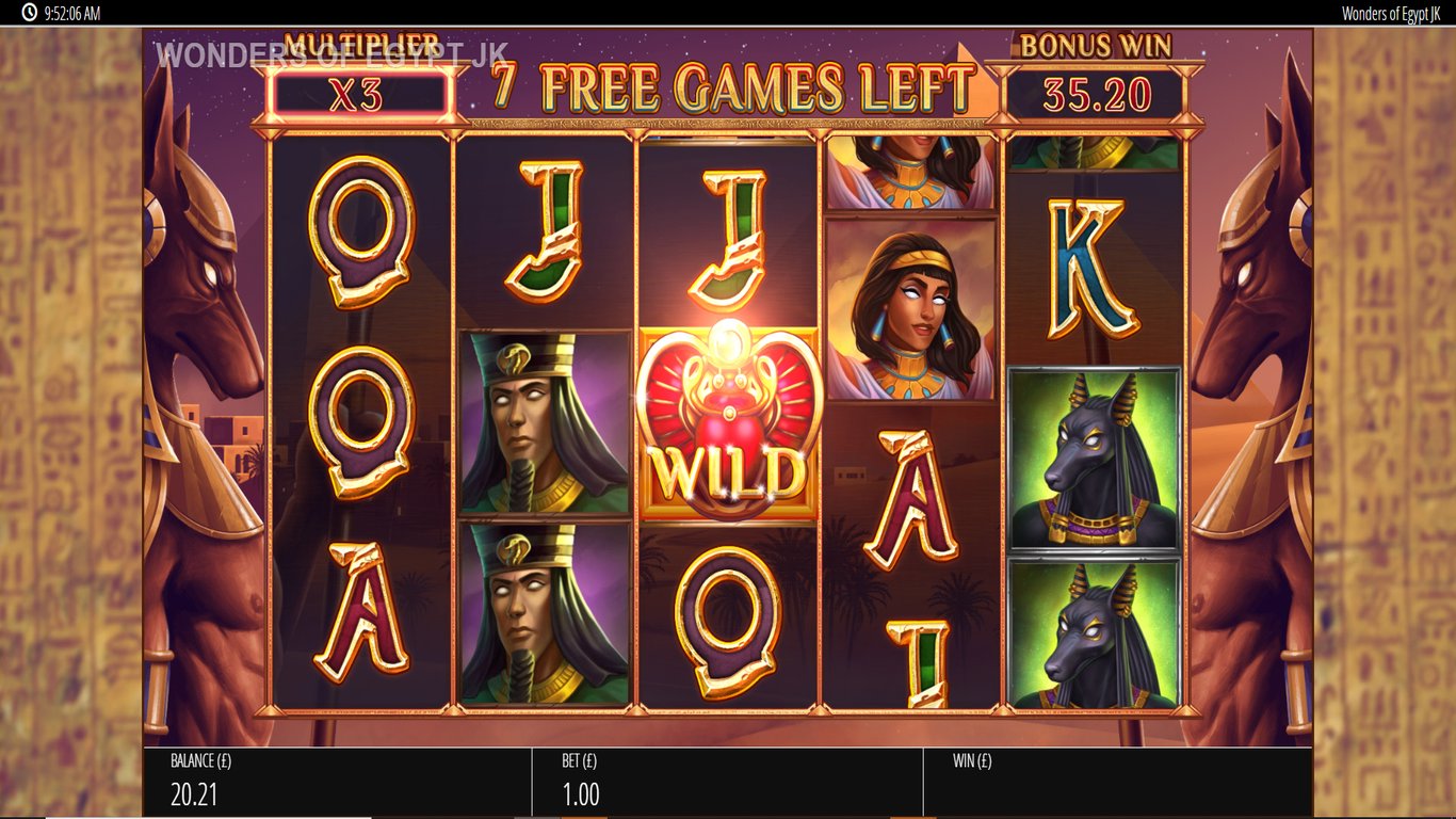 Wonders of Egypt Jackpot King Slot Slot Image in Demo - pic. 2