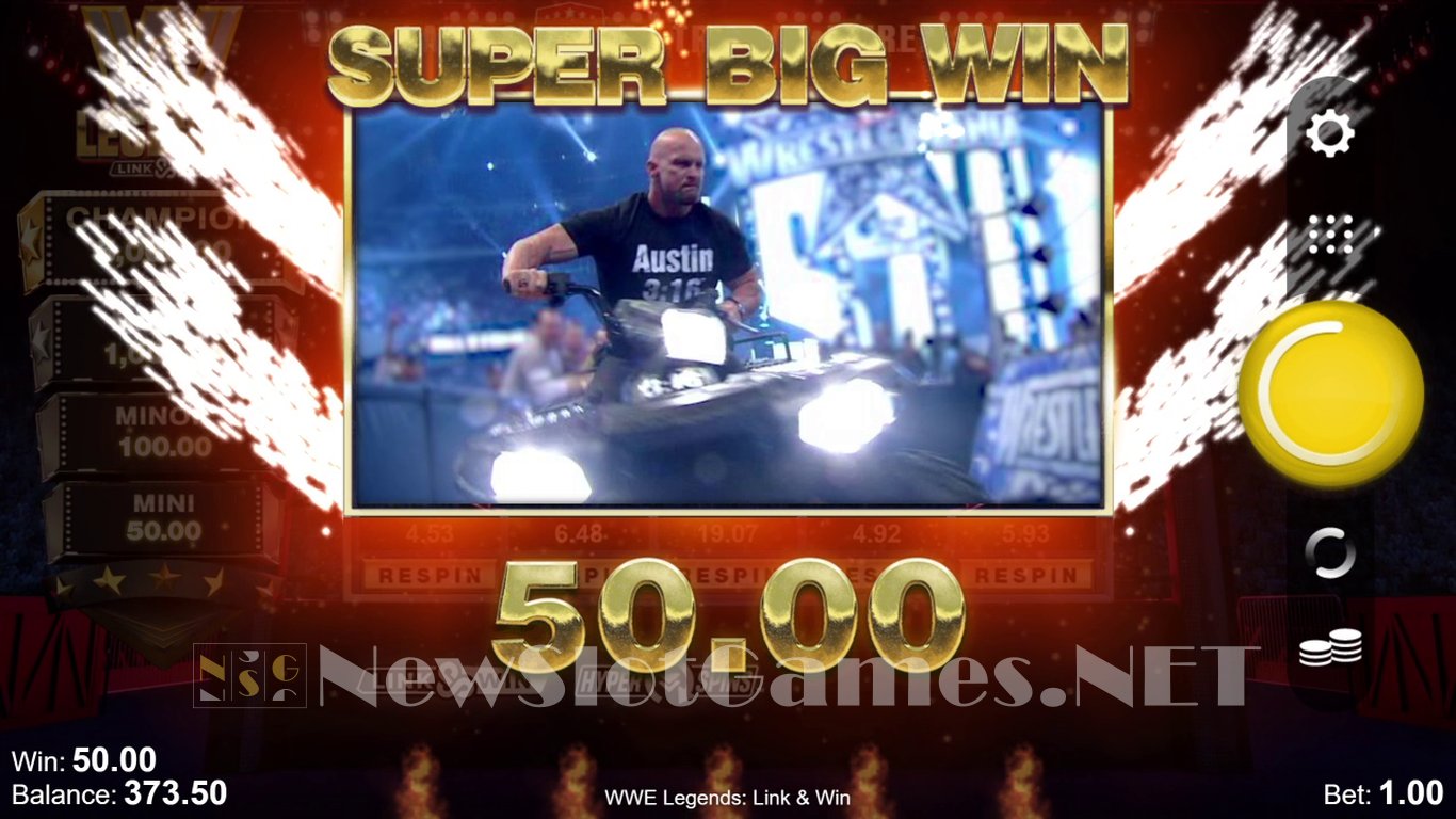 WWE Legends: Link & Win Slot Slot Image in Demo - pic. 19