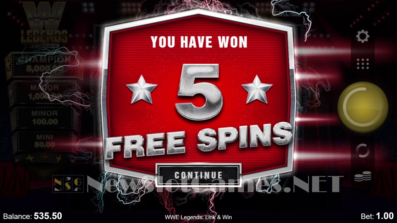 WWE Legends: Link & Win Slot Slot Image in Demo - pic. 8