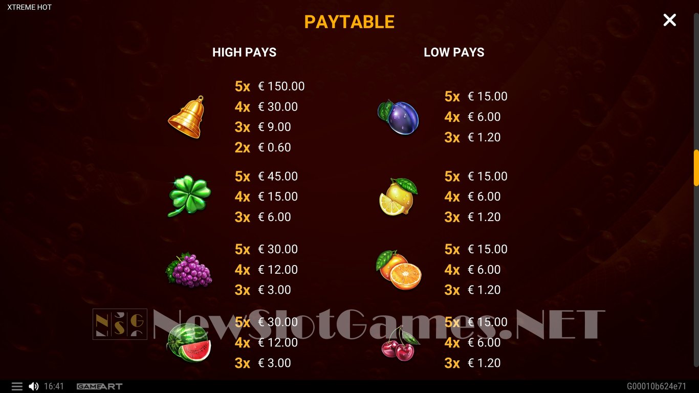 Xtreme Hot Slot Slot Image in Demo - pic. 5