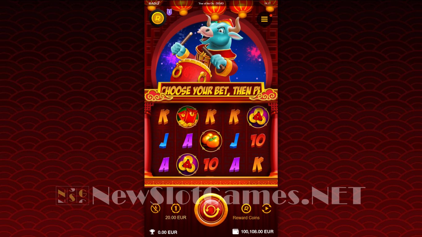 Year of the Ox Slot Demo Image
