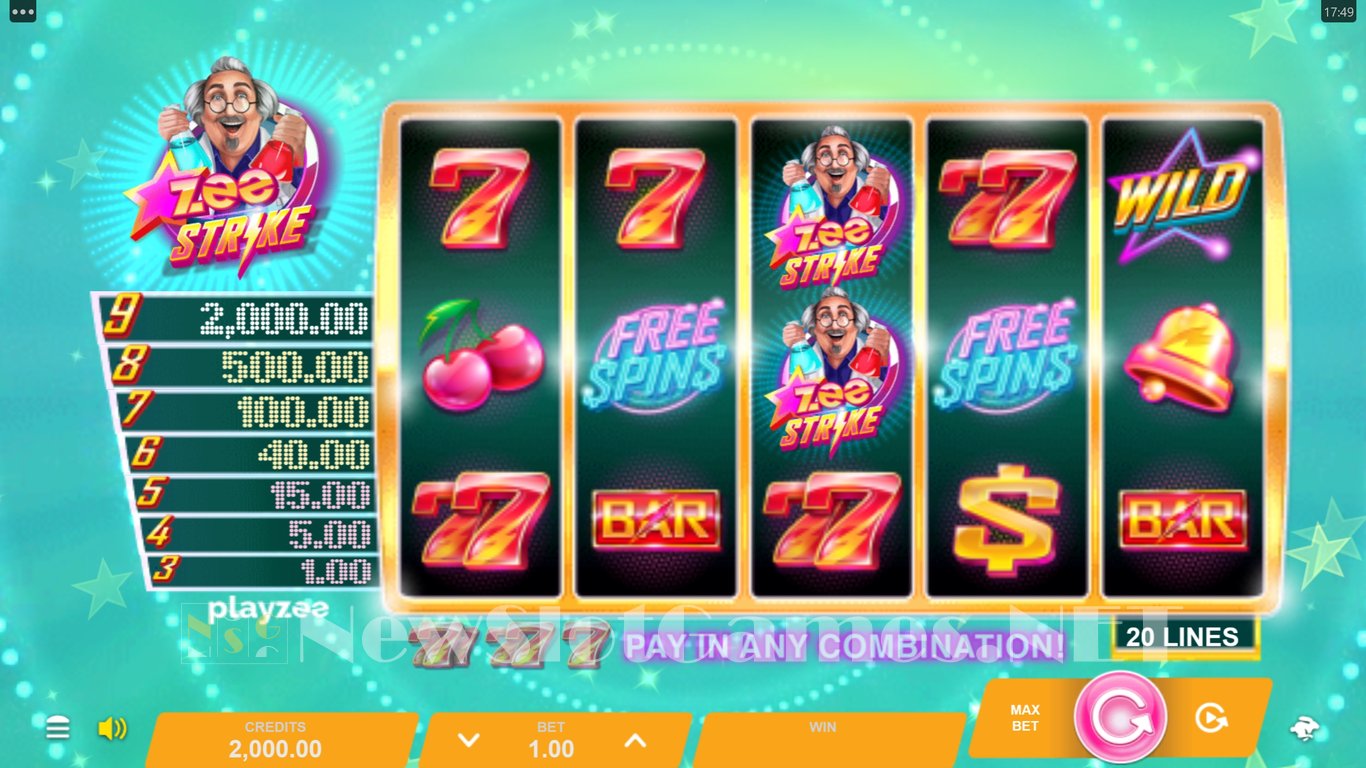 Zee Strike Slot Demo Image