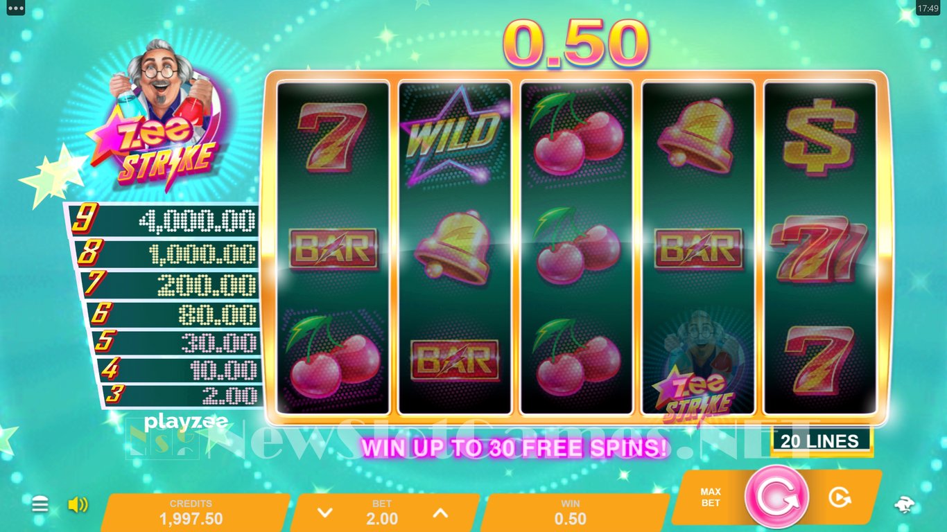 Zee Strike Slot Slot Image in Demo - pic. 2
