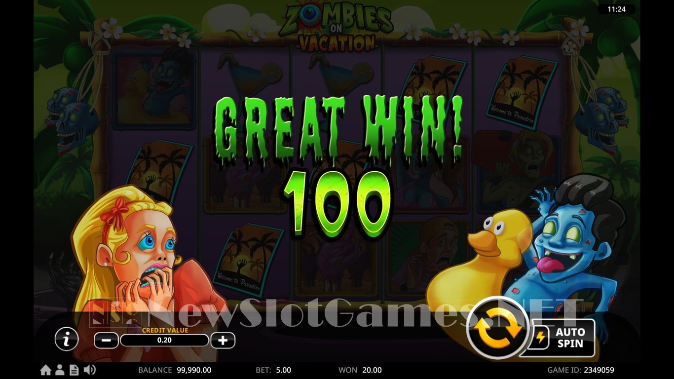 Zombies On Vacation Slot Slot Image in Demo - pic. 11