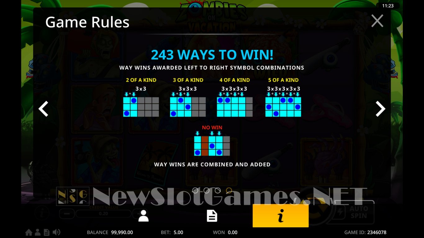 Zombies On Vacation Slot Slot Image in Demo - pic. 7