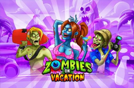 Zombies On Vacation Slot Logo