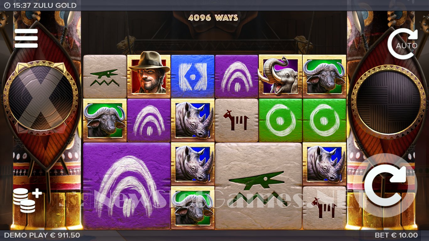 Zulu Gold Slot Demo Image