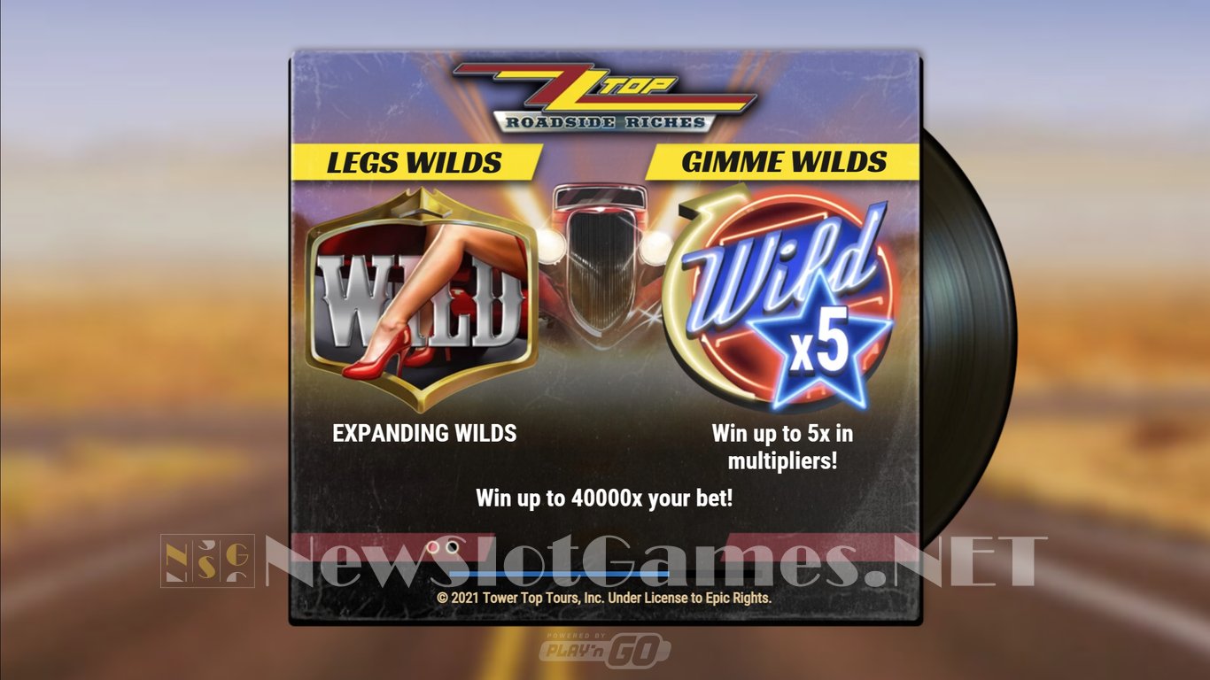 ZZ Top Roadside Riches Slot Demo Image