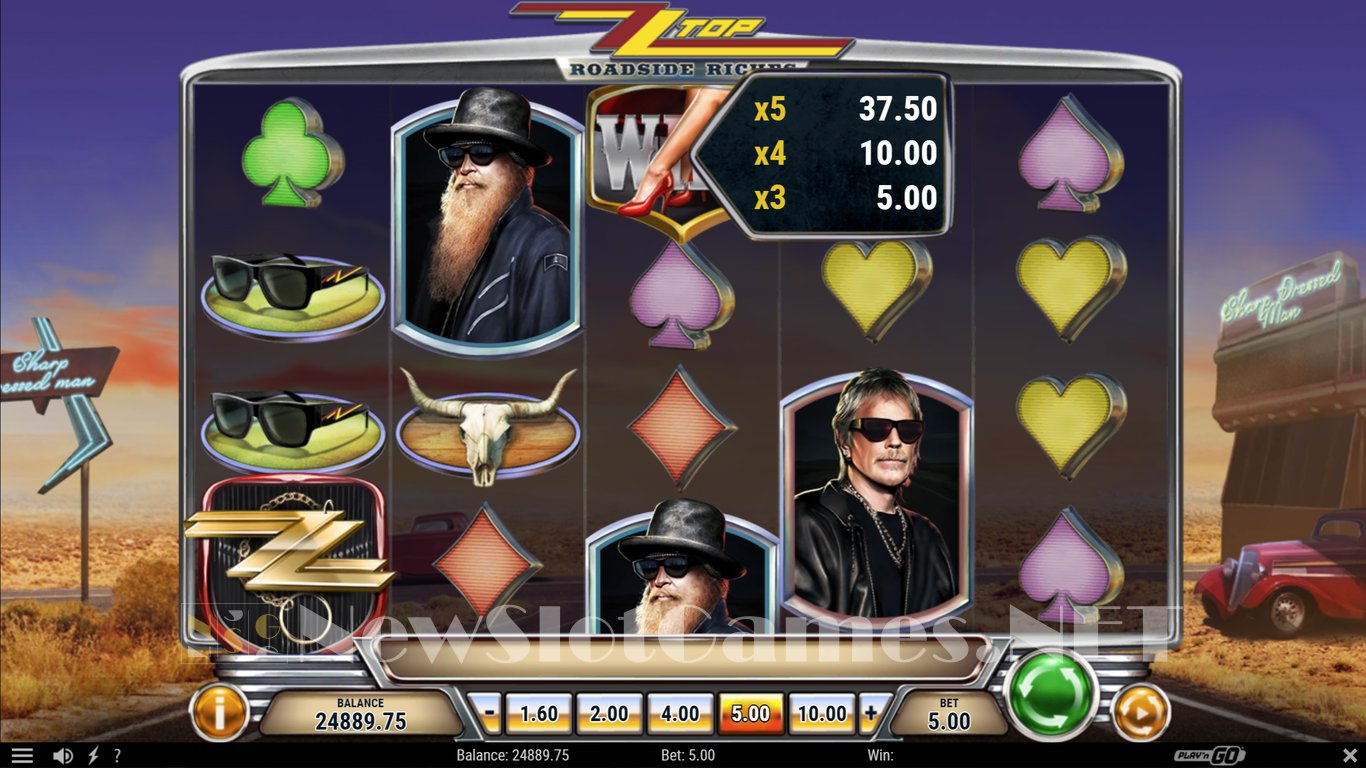 ZZ Top Roadside Riches Slot Slot Image in Demo - pic. 18