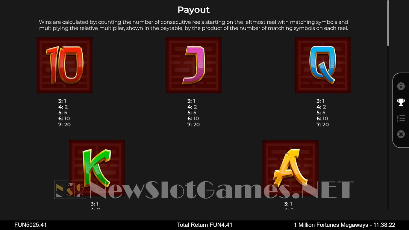 1 Million Fortunes Megaways Slot Slot Image in Demo - pic. 4