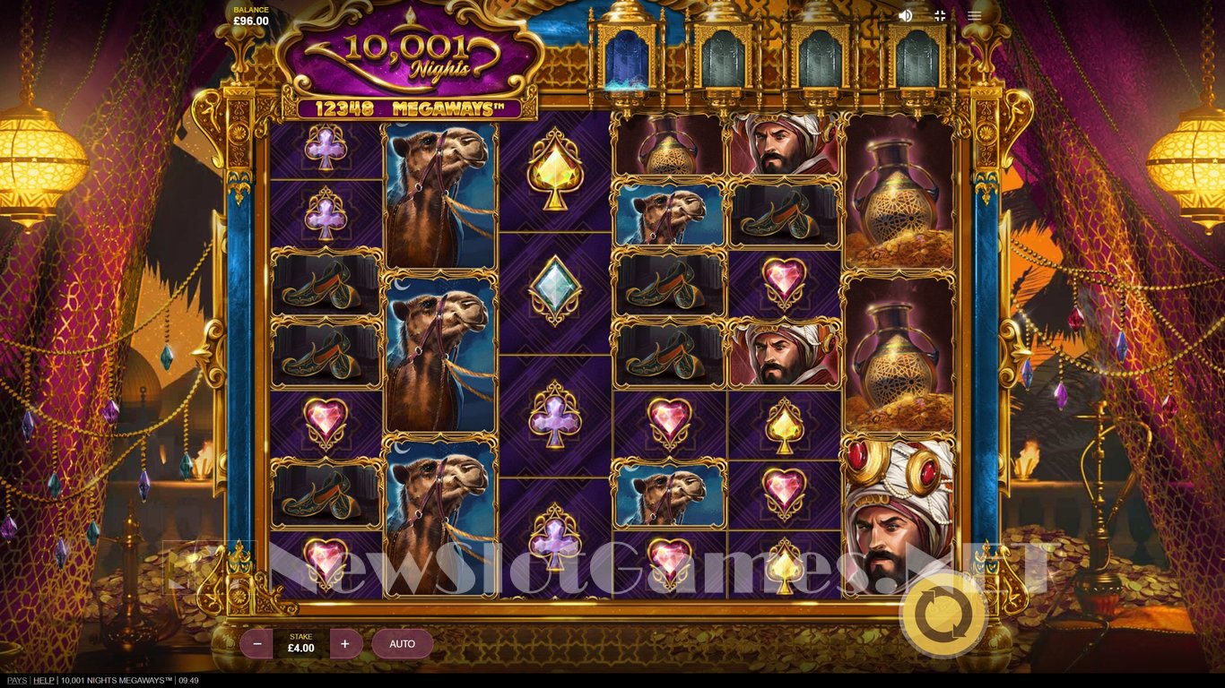 10,001 Nights Megaways Slot Demo Image
