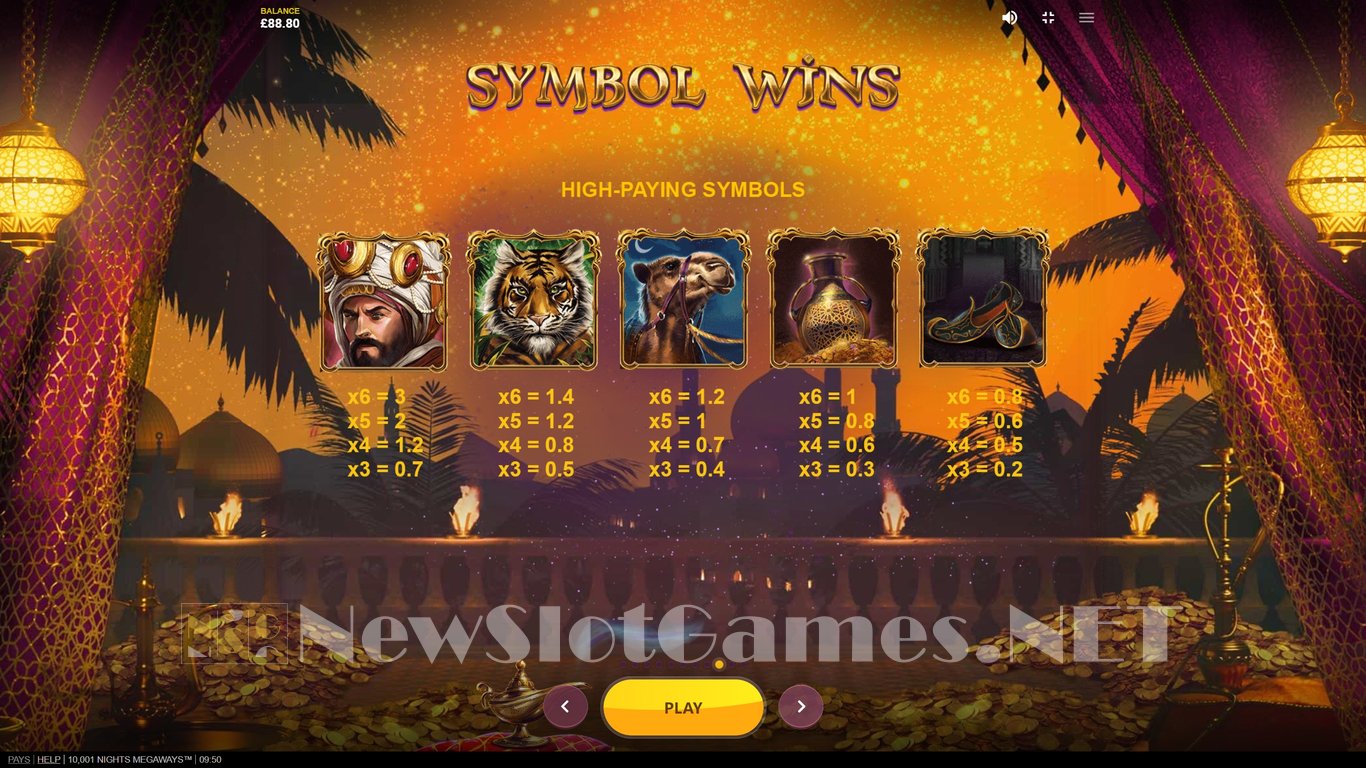 10,001 Nights Megaways Slot Slot Image in Demo - pic. 13