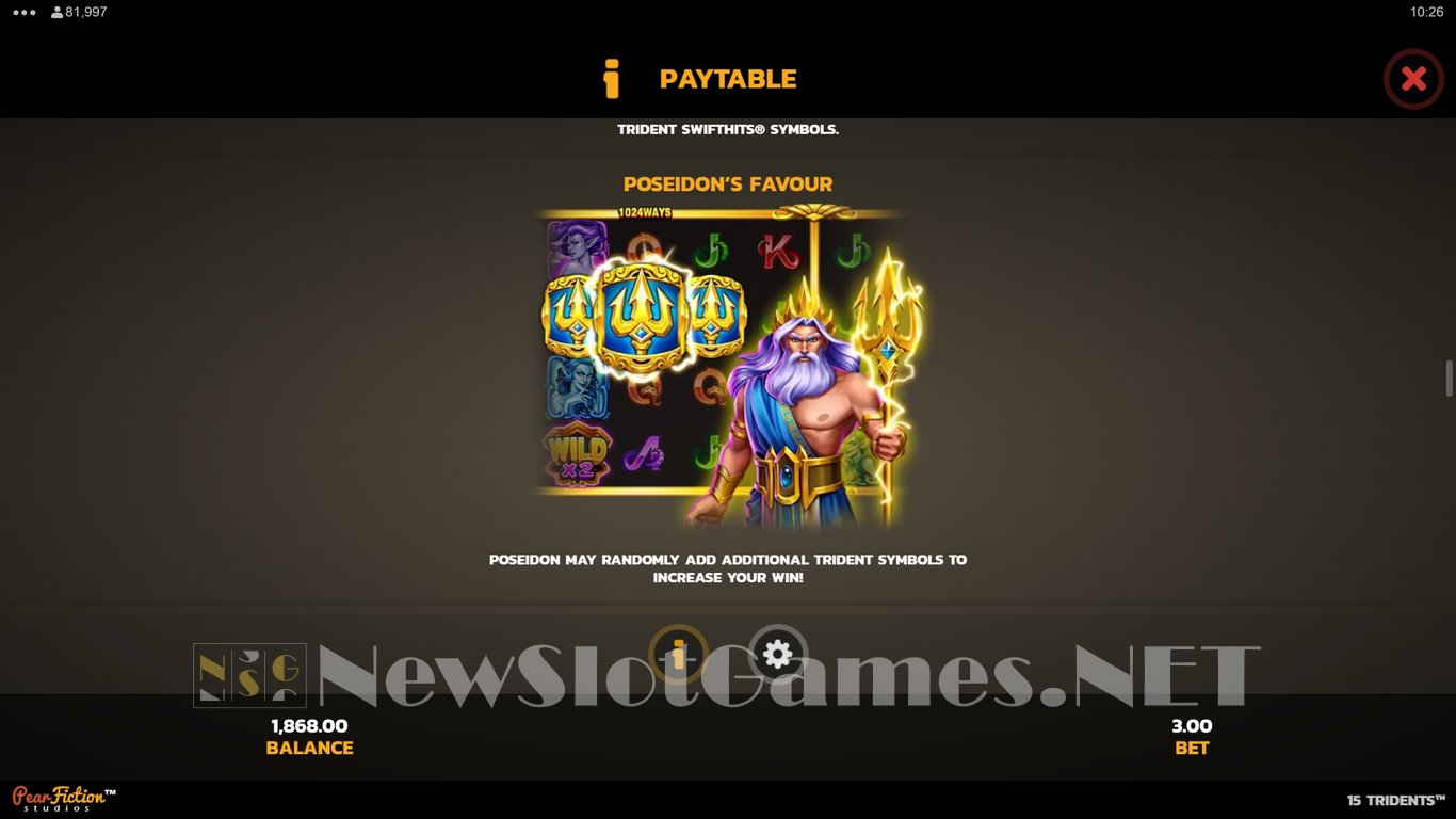 15 Tridents Slot Slot Image in Demo - pic. 6