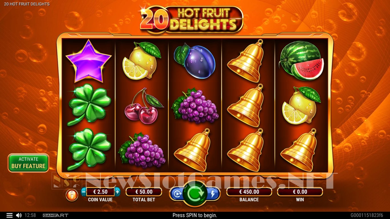 20 Hot Fruit Delights Slot Demo Image