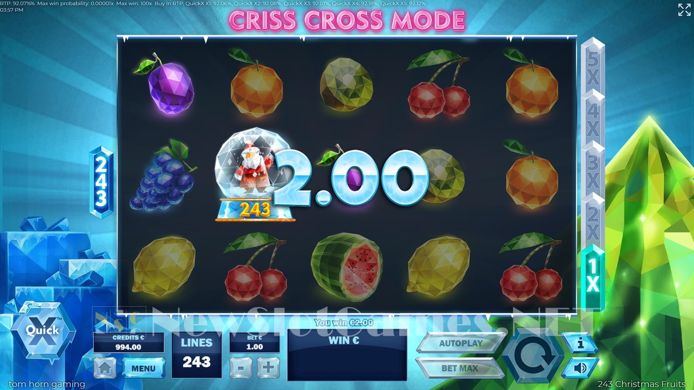 243 Christmas Fruits Slot Slot Image in Demo - pic. 4