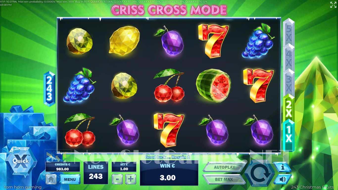 243 Christmas Fruits Slot Slot Image in Demo - pic. 7