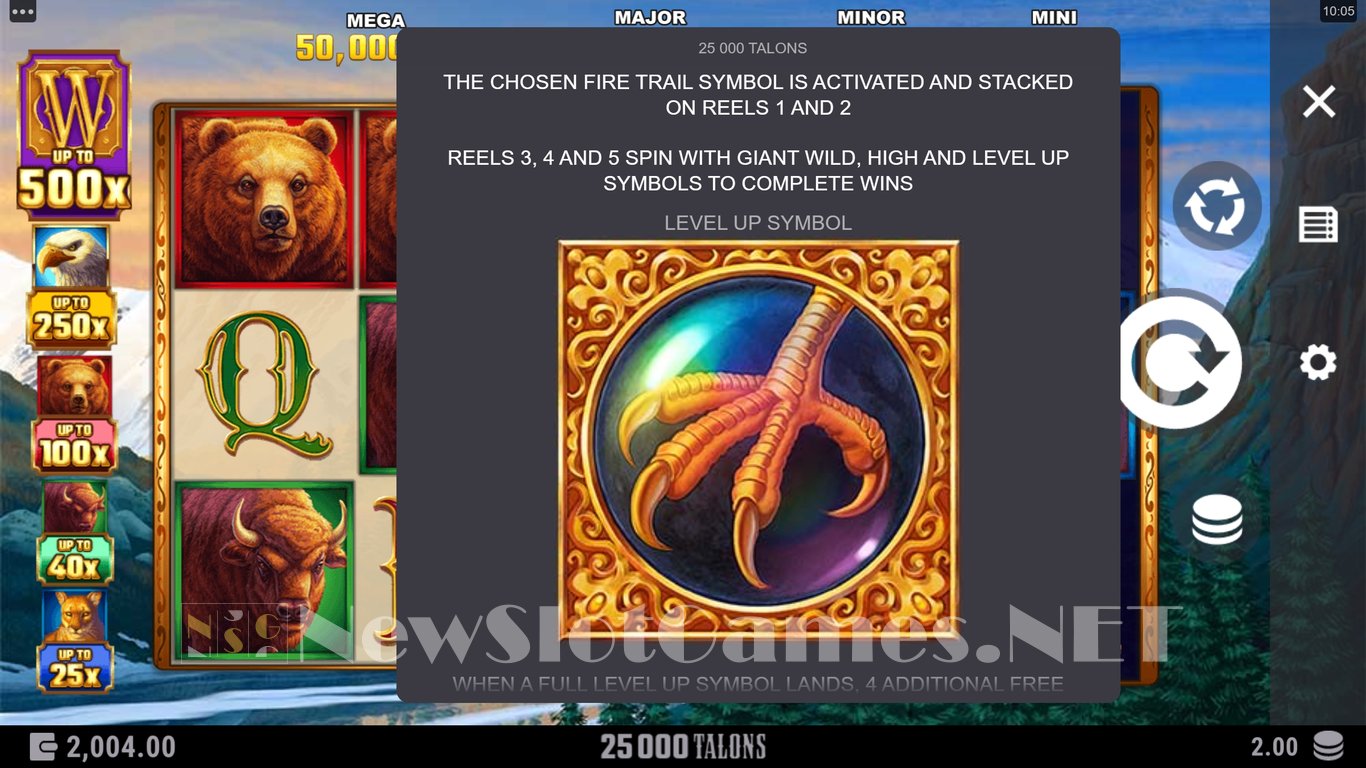 25000 Talons Slot Slot Image in Demo - pic. 7