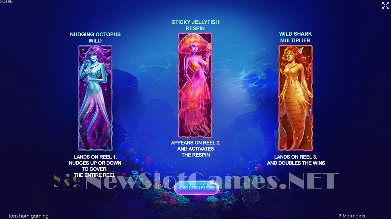 3 Mermaids Slot Demo Image