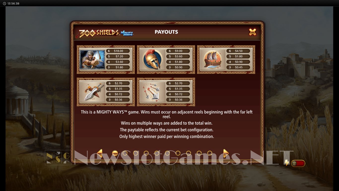 300 Shields Mighty Ways Slot Slot Image in Demo - pic. 5