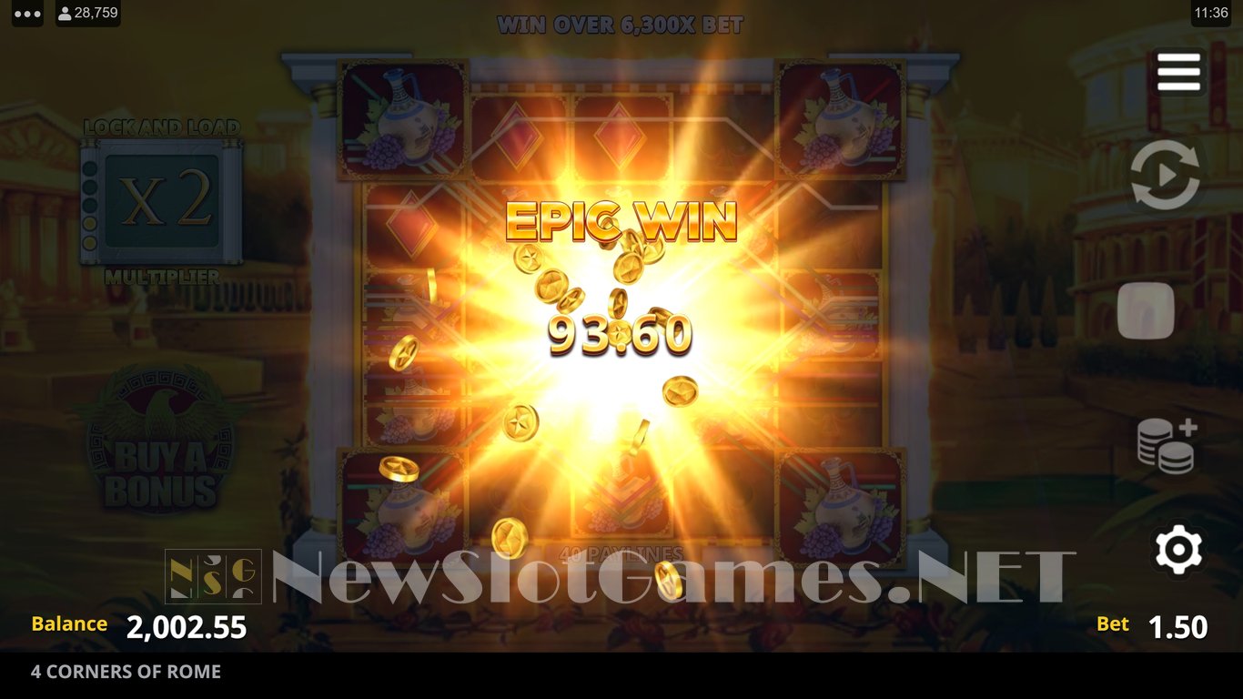 4 Corners of Rome Slot Slot Image in Demo - pic. 11