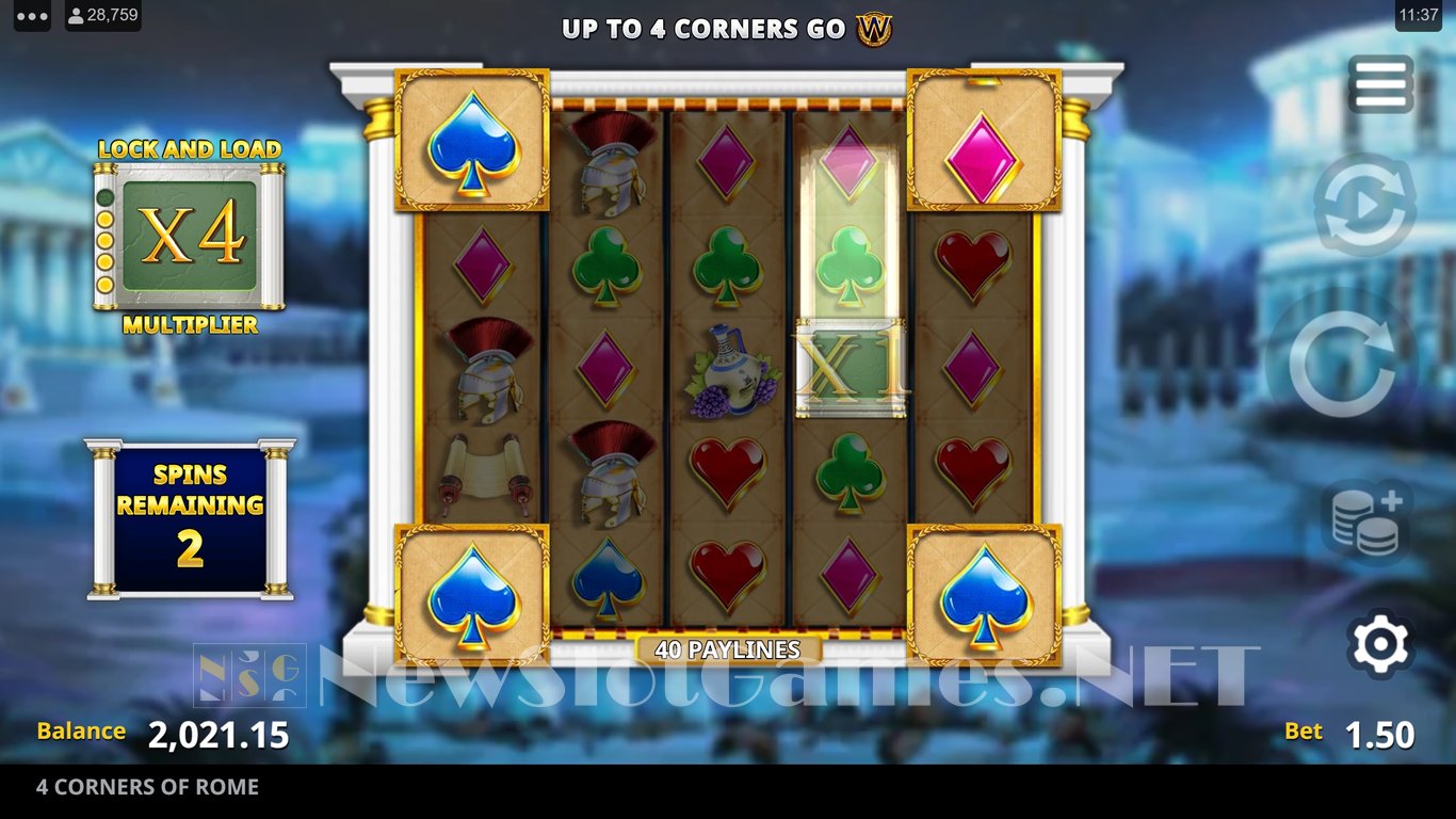 4 Corners of Rome Slot Slot Image in Demo - pic. 14