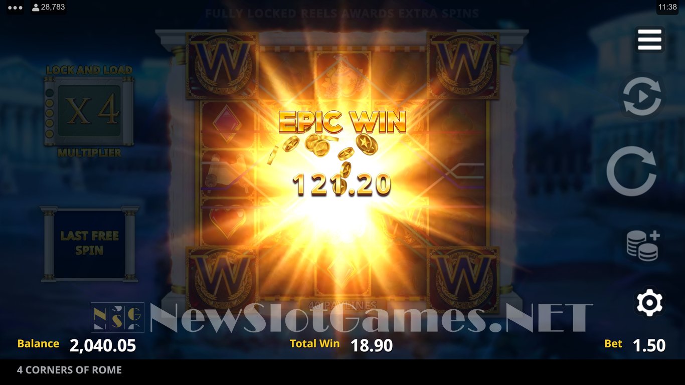 4 Corners of Rome Slot Slot Image in Demo - pic. 19