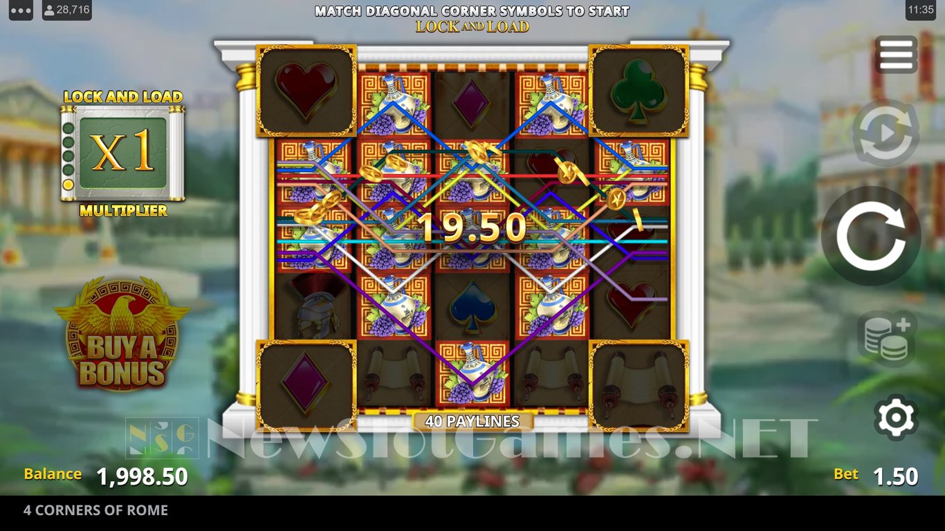4 Corners of Rome Slot Slot Image in Demo - pic. 2
