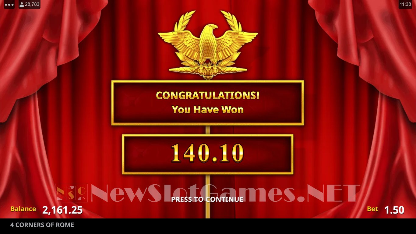 4 Corners of Rome Slot Slot Image in Demo - pic. 20