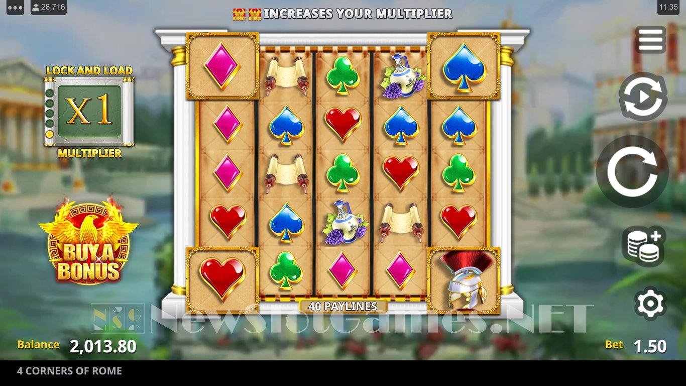 4 Corners of Rome Slot Slot Image in Demo - pic. 3