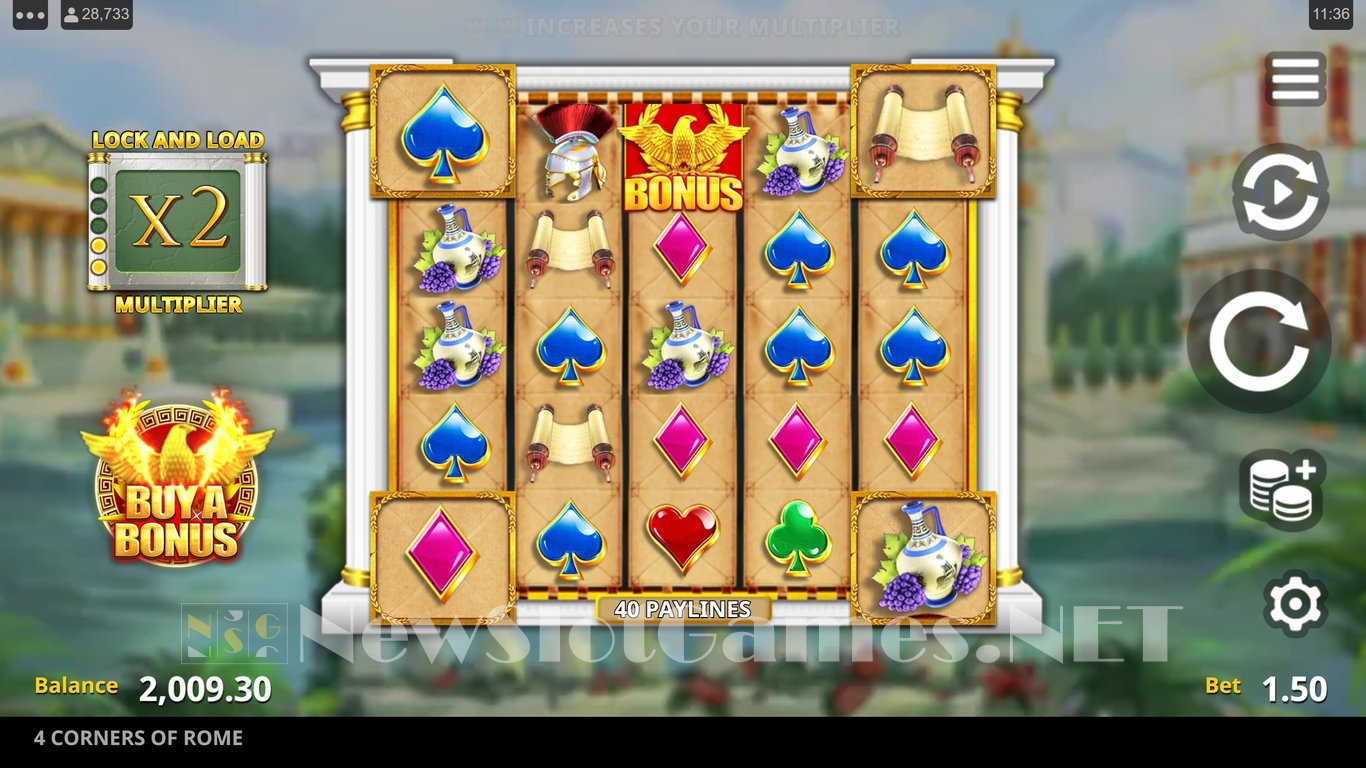 4 Corners of Rome Slot Slot Image in Demo - pic. 8