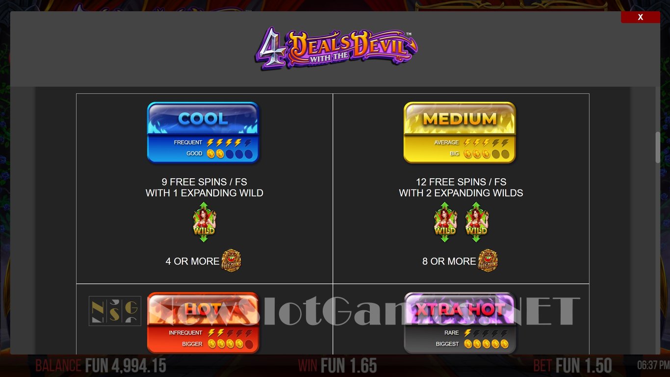 4 Deals With The Devil Slot Slot Image in Demo - pic. 5