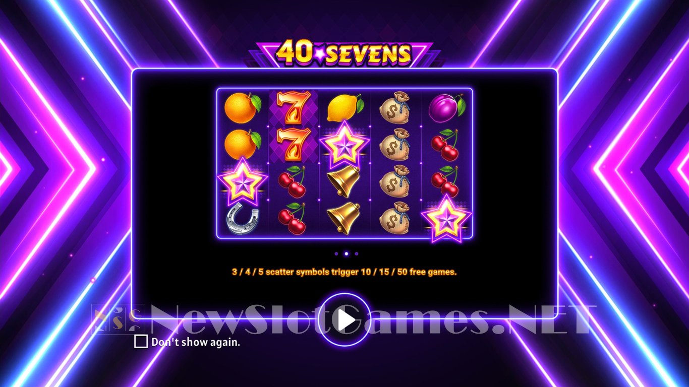 40 Sevens Slot Demo Image