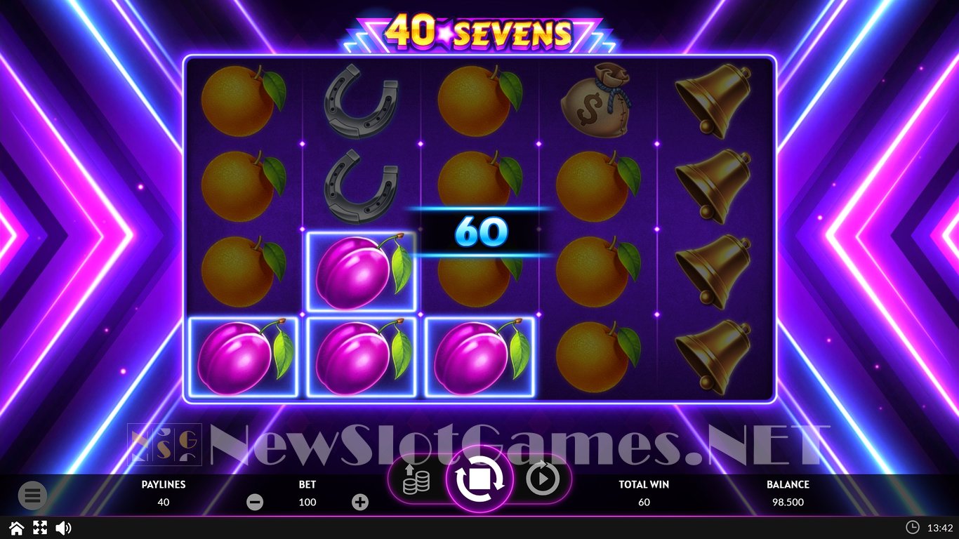 40 Sevens Slot Slot Image in Demo - pic. 7