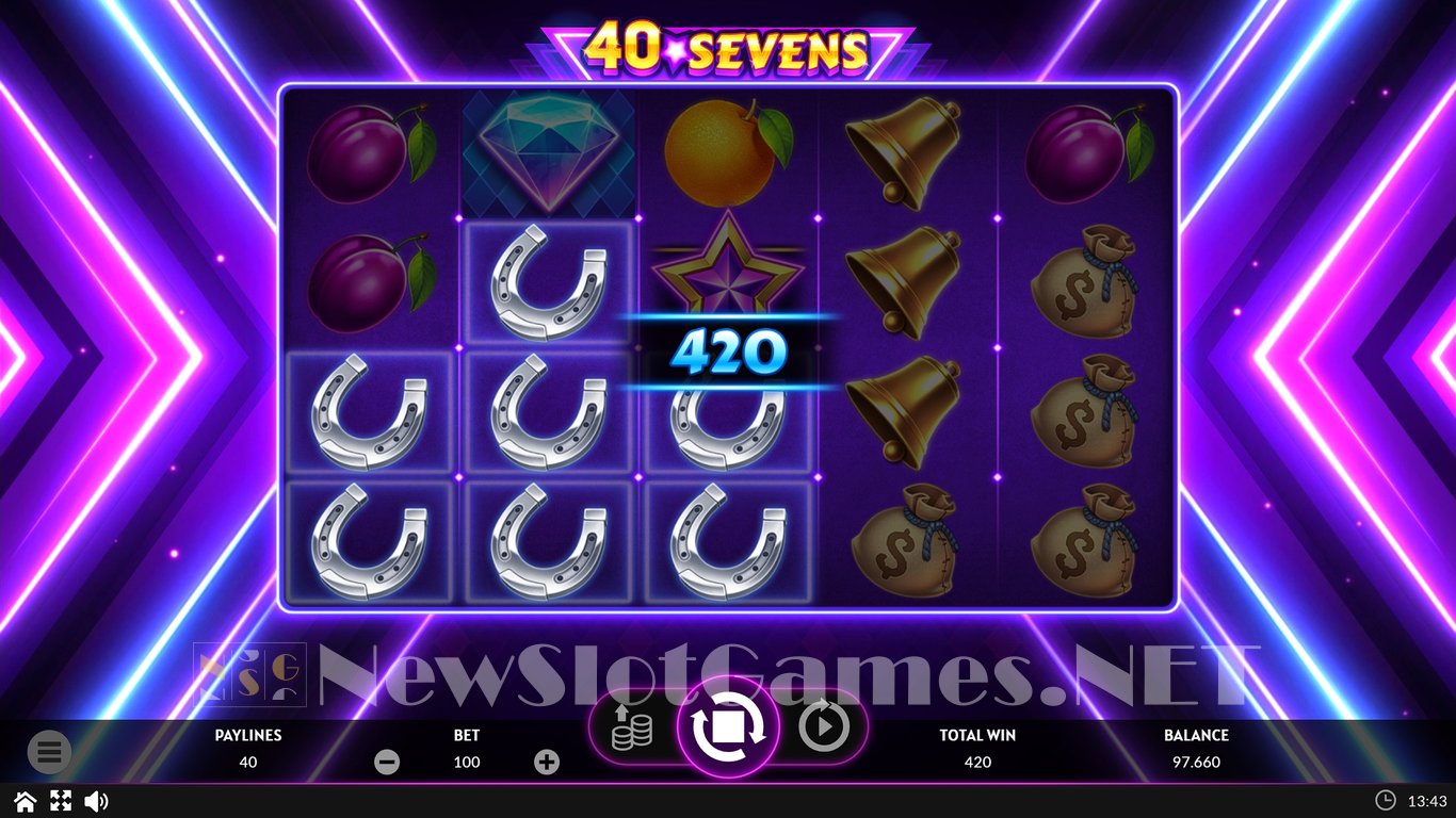 40 Sevens Slot Slot Image in Demo - pic. 8