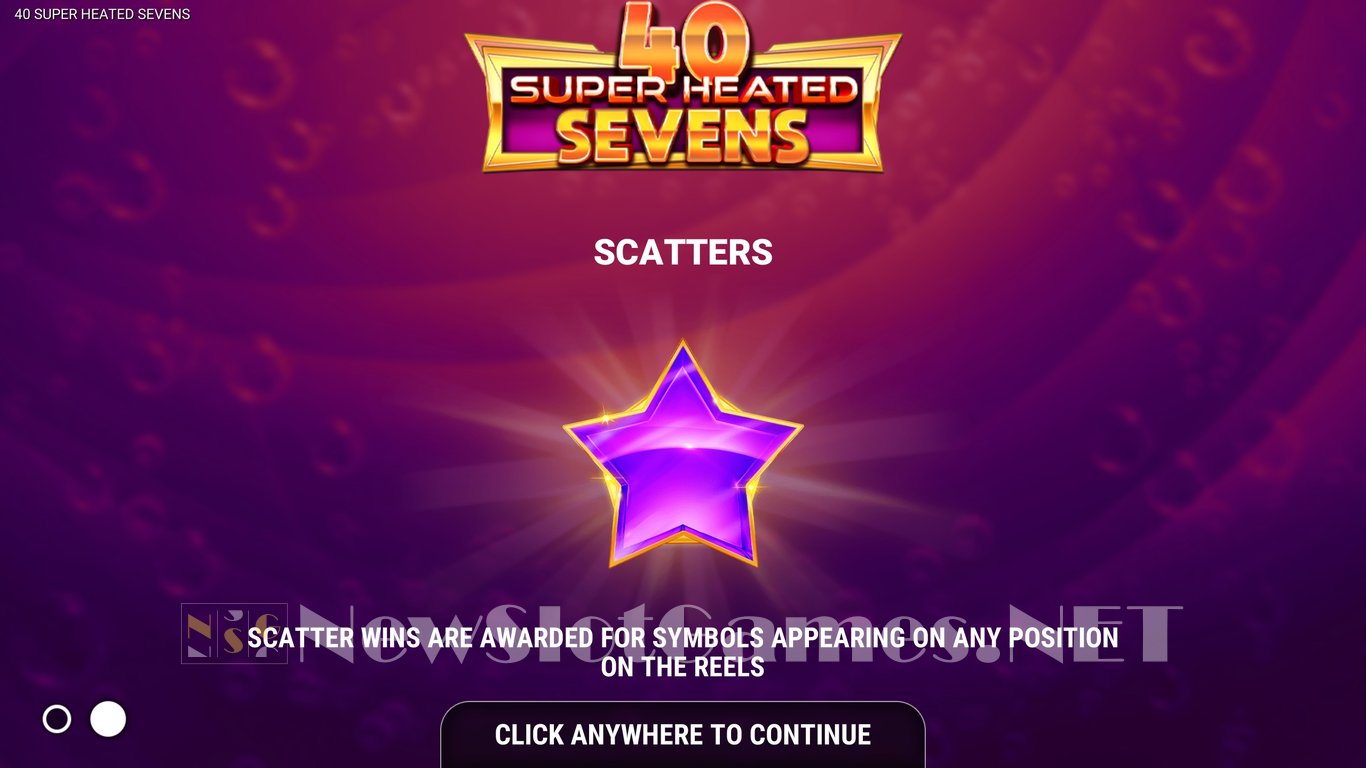 40 Super Heated Sevens Slot Demo Image