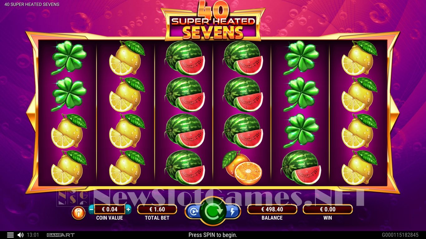 40 Super Heated Sevens Slot Slot Image in Demo - pic. 2