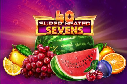 40 Super Heated Sevens Slot Logo